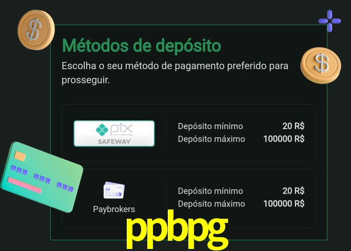 O cassino ppbpg oferece uma grande variedade de métodos de pagamento